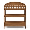 image:imageDelta Children Infant Changing Table with Pad WhiteChestnut