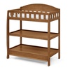 image:imageDelta Children Infant Changing Table with Pad WhiteChestnut