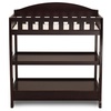 image:imageDelta Children Infant Changing Table with Pad WhiteDark Chocolate