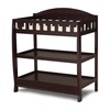 image:imageDelta Children Infant Changing Table with Pad WhiteDark Chocolate