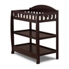 image:imageDelta Children Infant Changing Table with Pad WhiteDark Chocolate
