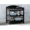 image:imageDelta Children Infant Changing Table with Pad WhiteEbony Black