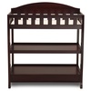 image:imageDelta Children Infant Changing Table with Pad WhiteEspresso Cherry