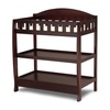 image:imageDelta Children Infant Changing Table with Pad WhiteEspresso Cherry