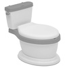 image:imageDelta Children Kid Size Potty and Step Stool 2Piece Set  Realistic Potty and Step Stool Ideal for Potty Training WhiteGrey