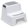 image:imageDelta Children Kid Size Potty and Step Stool 2Piece Set  Realistic Potty and Step Stool Ideal for Potty Training WhiteGrey