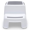 image:imageDelta Children Kid Size Potty and Step Stool 2Piece Set  Realistic Potty and Step Stool Ideal for Potty Training WhiteGrey