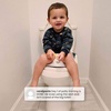 image:imageDelta Children Kid Size Toddler Potty Training Seat for Boys amp Girls  Includes Soft Seat Handles amp Builtin Splash Guard  Easy to Clean WhiteGrey
