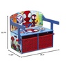 image:imageDelta Children Kids Convertible Activity Bench  Greenguard Gold Certified Nick Jr PAW PatrolMarvel Spidey and His Amazing Friends