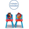 image:imageDelta Children Kids Table and Chair Set With Storage 2 Chairs Included  Ideal for Arts amp Crafts Snack Time Homeschooling Homework amp More Nick Jr PAW PatrolMulti Color