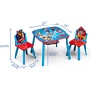 image:imageDelta Children Kids Table and Chair Set With Storage 2 Chairs Included  Ideal for Arts amp Crafts Snack Time Homeschooling Homework amp More Nick Jr PAW PatrolMulti Color