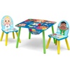 image:imageDelta Children Kids Table and Chair Set With Storage 2 Chairs Included  Ideal for Arts amp Crafts Snack Time Homeschooling Homework amp More Nick Jr PAW PatrolCocomelon