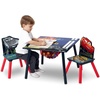 image:imageDelta Children Kids Table and Chair Set With Storage 2 Chairs Included  Ideal for Arts amp Crafts Snack Time Homework amp More DisneyPixar Cars 3 Piece SetCars