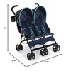 image:imageDelta Children LX Side by Side Stroller  with Recline Storage amp Compact Fold Night SkyNight Sky