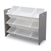 image:imageDelta Children MySize 9 Bin Plastic Toy Organizer  Greenguard Gold Certified GreyGrey