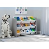 image:imageDelta Children MySize 9 Bin Plastic Toy Organizer  Greenguard Gold Certified GreyGrey