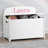 image:imageDelta Children MySize Deluxe Toy Box Deep BlueBianca White