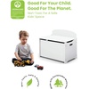 image:imageDelta Children MySize Deluxe Toy Box Deep BlueBianca White