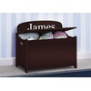 image:imageDelta Children MySize Deluxe Toy Box Deep BlueDark Chocolate