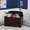 image:imageDelta Children MySize Deluxe Toy Box Deep BlueDark Chocolate