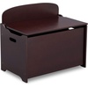 image:imageDelta Children MySize Deluxe Toy Box Deep BlueDark Chocolate