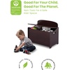 image:imageDelta Children MySize Deluxe Toy Box Deep BlueDark Chocolate
