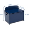 image:imageDelta Children MySize Deluxe Toy Box Deep BlueDeep Blue
