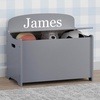image:imageDelta Children MySize Deluxe Toy Box Deep BlueGrey