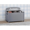 image:imageDelta Children MySize Deluxe Toy Box Deep BlueGrey