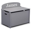 image:imageDelta Children MySize Deluxe Toy Box Deep BlueGrey