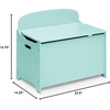 image:imageDelta Children MySize Deluxe Toy Box Deep BlueMint