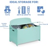 image:imageDelta Children MySize Deluxe Toy Box Deep BlueMint