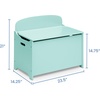 image:imageDelta Children MySize Deluxe Toy Box Deep BlueMint