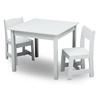 image:imageDelta Children MySize Kids Wood Table and Chair Set 2 Chairs Included Deep BlueBianca White