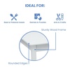 image:imageDelta Children MySize Kids Wood Table and Chair Set 2 Chairs Included Deep BlueBianca White