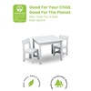 image:imageDelta Children MySize Kids Wood Table and Chair Set 2 Chairs Included Deep BlueBianca White