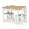 image:imageDelta Children MySize Kids Wood Table and Chair Set 2 Chairs Included Deep BlueBianca WhiteNatural