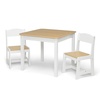 image:imageDelta Children MySize Kids Wood Table and Chair Set 2 Chairs Included Deep BlueBianca WhiteNatural