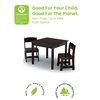 image:imageDelta Children MySize Kids Wood Table and Chair Set 2 Chairs Included Deep BlueDark Chocolate