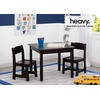 image:imageDelta Children MySize Kids Wood Table and Chair Set 2 Chairs Included Deep BlueDark Chocolate