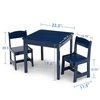 image:imageDelta Children MySize Kids Wood Table and Chair Set 2 Chairs Included Deep BlueDeep Blue