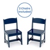 image:imageDelta Children MySize Kids Wood Table and Chair Set 2 Chairs Included Deep BlueDeep Blue
