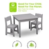 image:imageDelta Children MySize Kids Wood Table and Chair Set 2 Chairs Included Deep BlueGrey