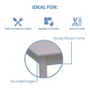 image:imageDelta Children MySize Kids Wood Table and Chair Set 2 Chairs Included Deep BlueGrey