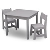 image:imageDelta Children MySize Kids Wood Table and Chair Set 2 Chairs Included Deep BlueGrey