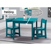 image:imageDelta Children MySize Kids Wood Table and Chair Set 2 Chairs Included Deep BlueTeal