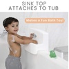 image:imageDelta Children PerfectSize 3in1 Convertible Sink Step Stool and Bath Toy for ToddlersKids  Perfect for Potty Training WhiteGrey