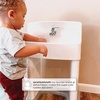 image:imageDelta Children PerfectSize 3in1 Convertible Sink Step Stool and Bath Toy for ToddlersKids  Perfect for Potty Training WhiteGrey