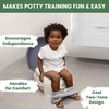 image:imageDelta Children PerfectSize Potty  Made with EcoFriendly Recycled Ocean Material WhiteGrey