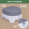 image:imageDelta Children PerfectSize Potty  Made with EcoFriendly Recycled Ocean Material WhiteGrey